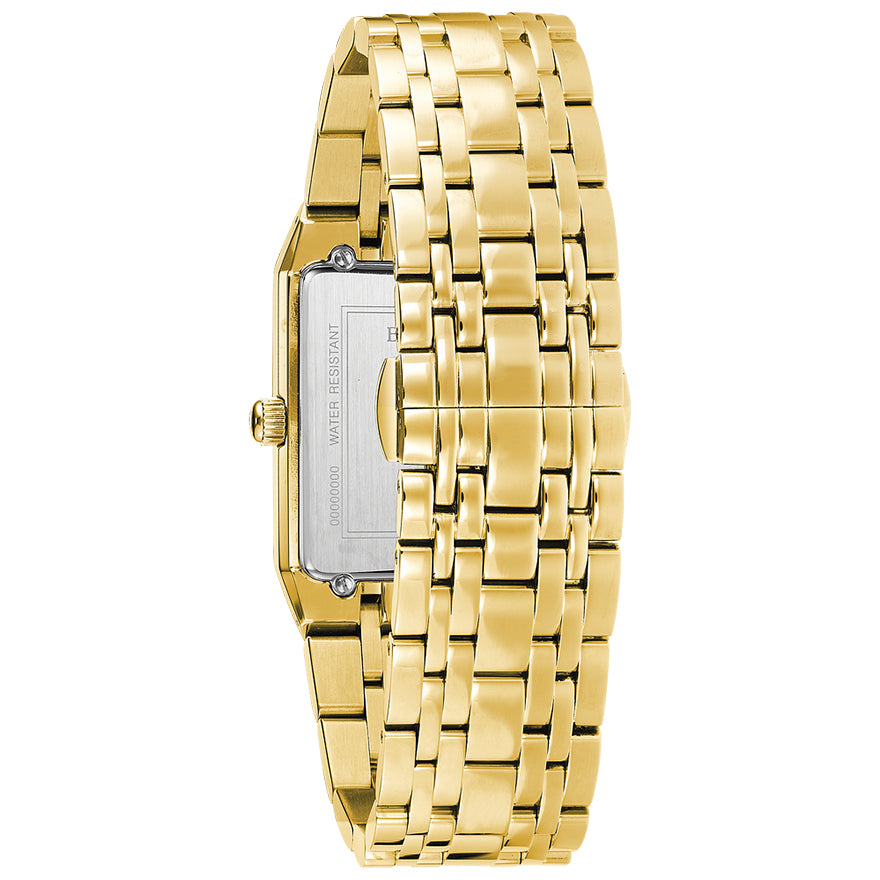 Bulova Quadra Champagne Dial Diamond | 97D120 – Ann-Louise Jewellers