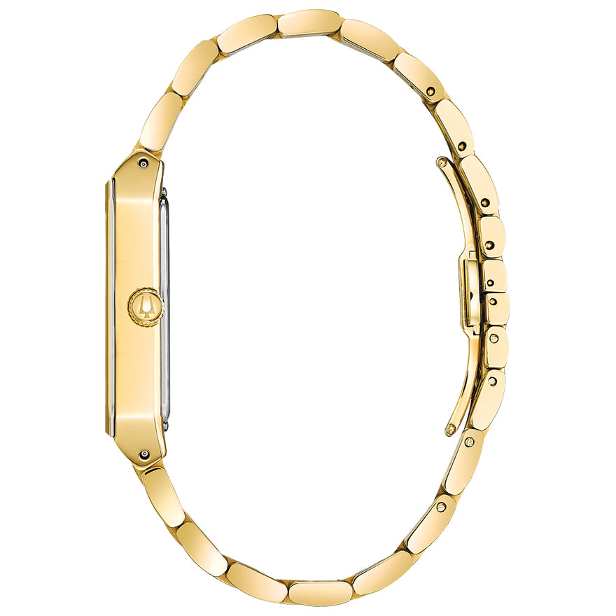 Bulova Quadra Champagne Dial Diamond | 97D120 – Ann-Louise Jewellers