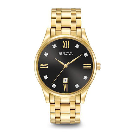 Bulova Men's Diamond Watch | 97D108