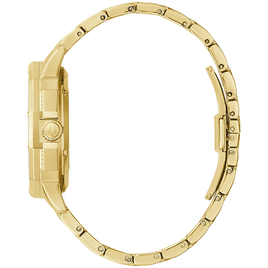 Bulova Octava Gold-Tone Dial Stainless Steel Bracelet | 98A292