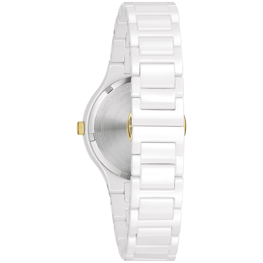 Bulova Millennia White Dial Ceramic Bracelet | 98R292