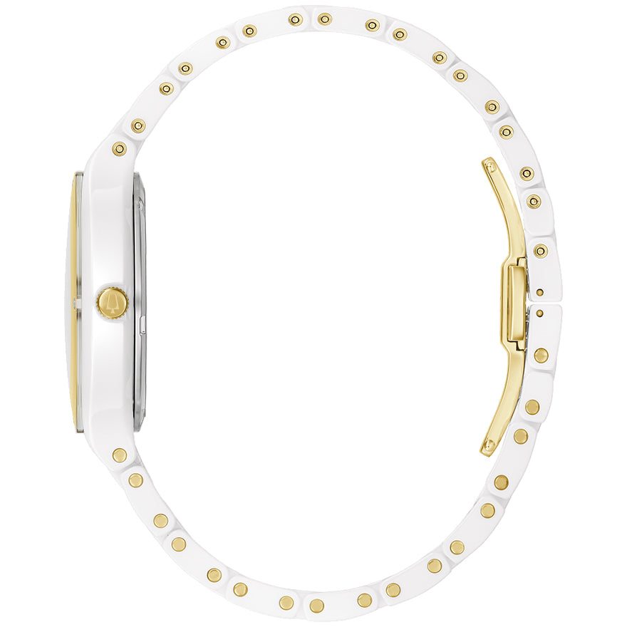 Bulova Millennia White Dial Ceramic Bracelet | 98R292