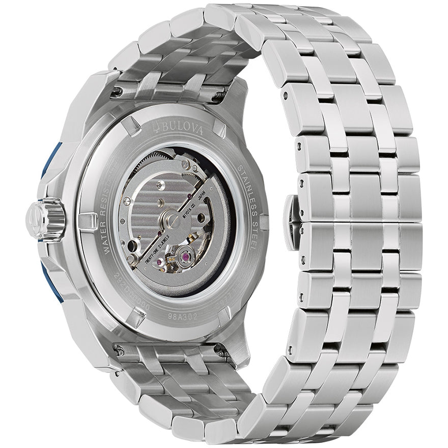 Bulova Marine Star Automatic Men's Blue Dial Watch | 98A302