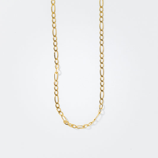 2.80mm Figaro Chain in 10K Italian Yellow Gold (22”)