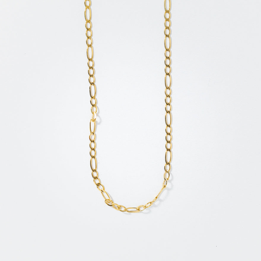 2.80mm Figaro Chain in 10K Italian Yellow Gold (22”) – Ann-Louise
