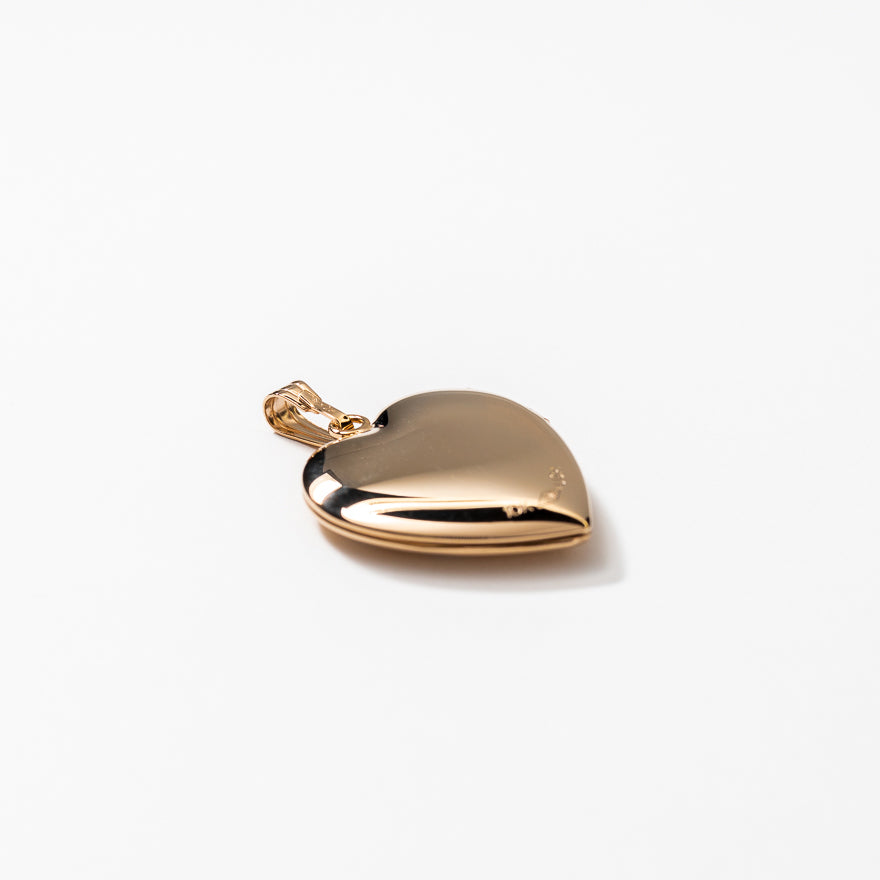 Heart Locket in 10K Yellow Gold