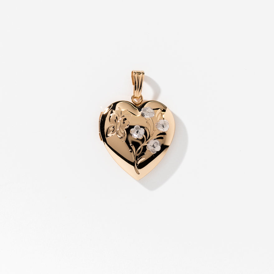 Heart Locket in 10K Yellow Gold