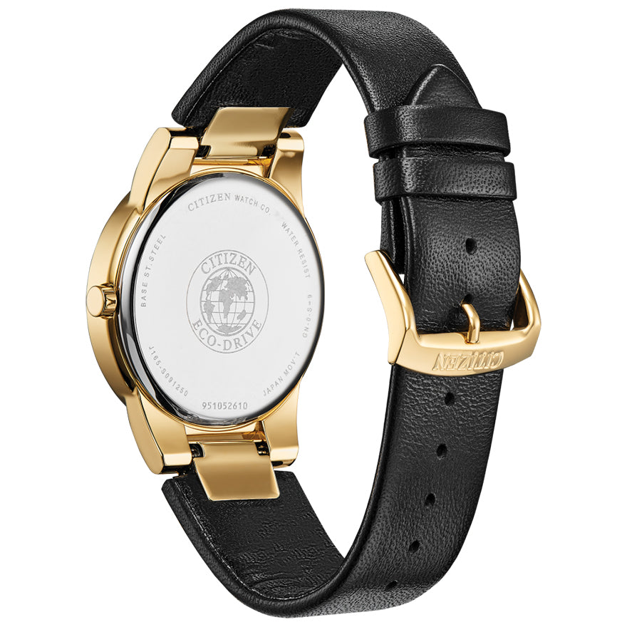 Citizen Men's Axiom Eco-Drive With Gold Tone Case and Black
