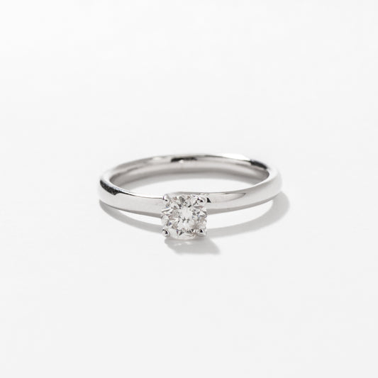 Diamond Solitaire Engagement Ring in 14K White Gold (0.40 ct tw)