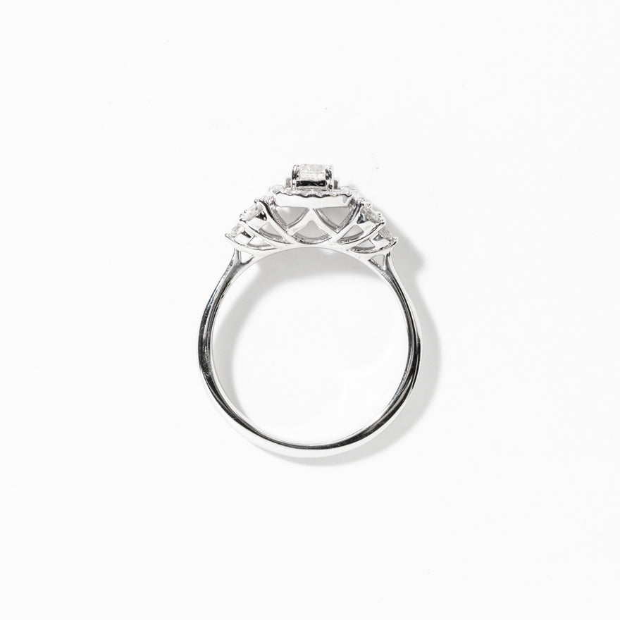 Diamond Engagement Ring In 10K White Gold (0.50 ct tw)