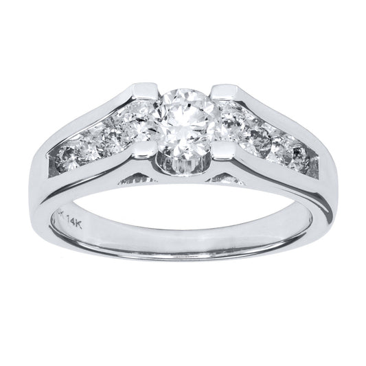 Diamond Engagement Ring in 14K White Gold (1.00 ct tw)