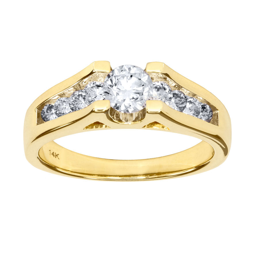 Diamond Engagement Ring 14K Gold (1.00 ct tw