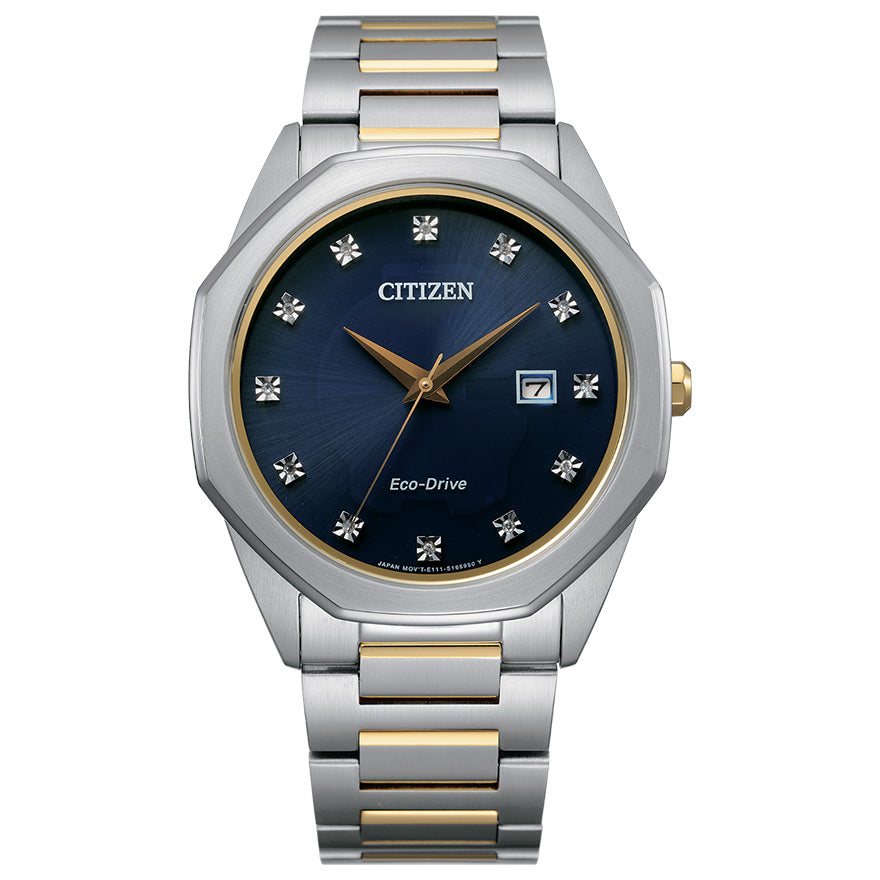 Citizen Corso Eco-Drive Watch Blue Diamond Dial | BM7494-51L