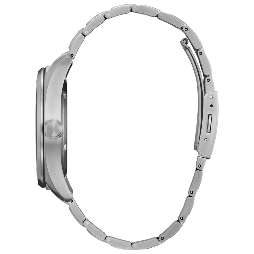 Citizen Eco-Drive Garrison Black Dial Super Titanium Bracelet Watch | BM8560-53E