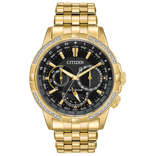 Citizen Eco-Drive Calendrier Gold Tone | BU2082-56E