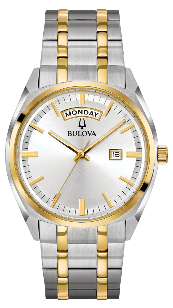 Bulova Surveyor Two-Tone Stainless Steel Men's Watch 39mm | 98C127