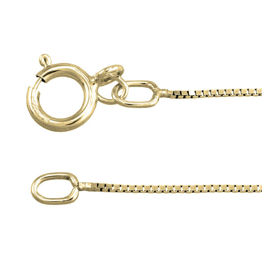 10K Yellow Gold 0.60mm Box Chain (20")