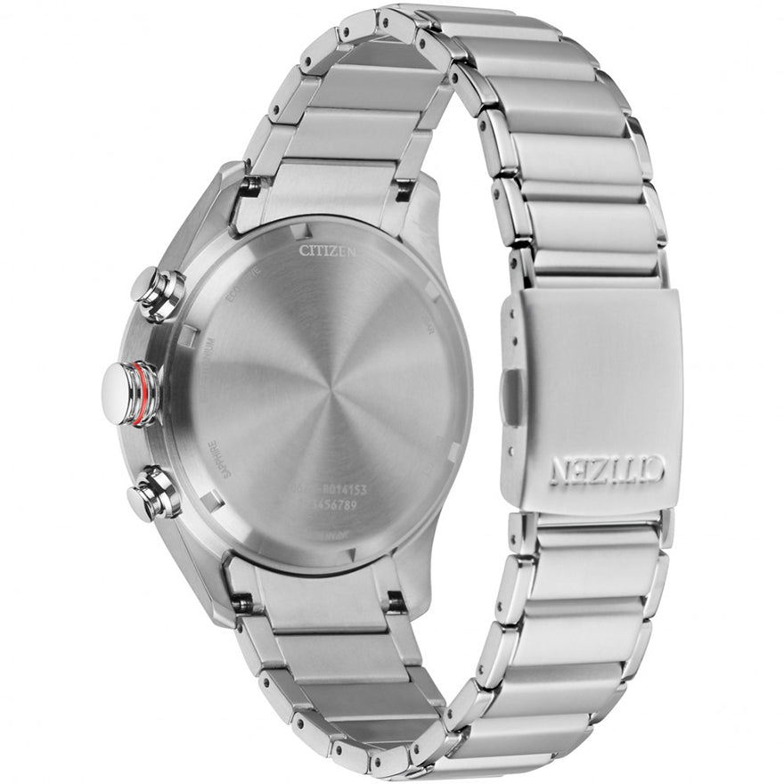 Citizen Eco-Drive Men's Super Titanium Chronograph Watch With Green Dial | CA4497-86X