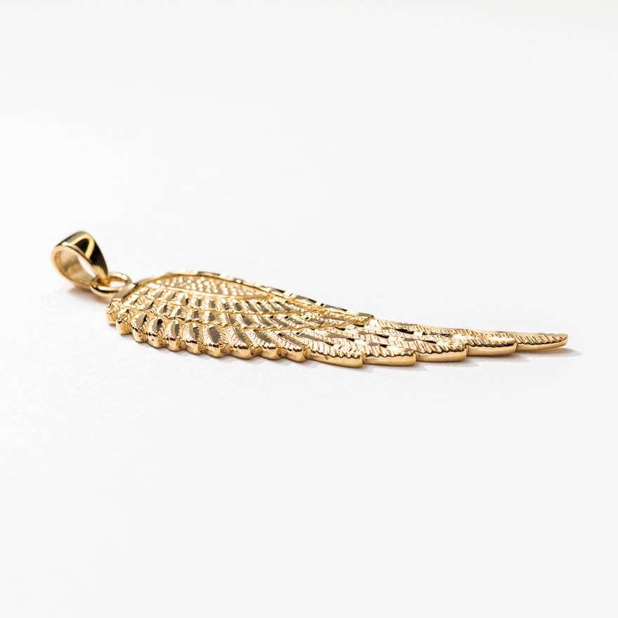 Angel Wing Pendant in 10K Yellow Gold – Ann-Louise Jewellers