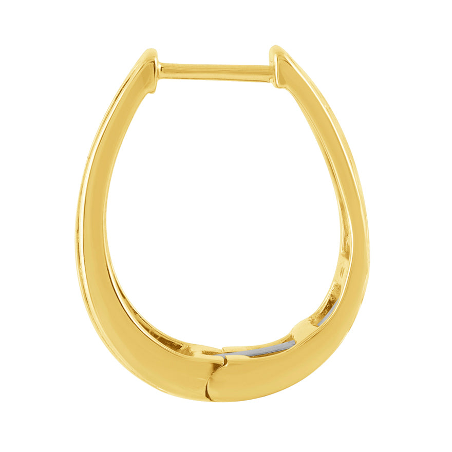 Plain white clearance gold hoop earrings