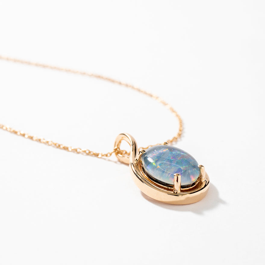 Raw Australian Opal Necklace - Ringcrush