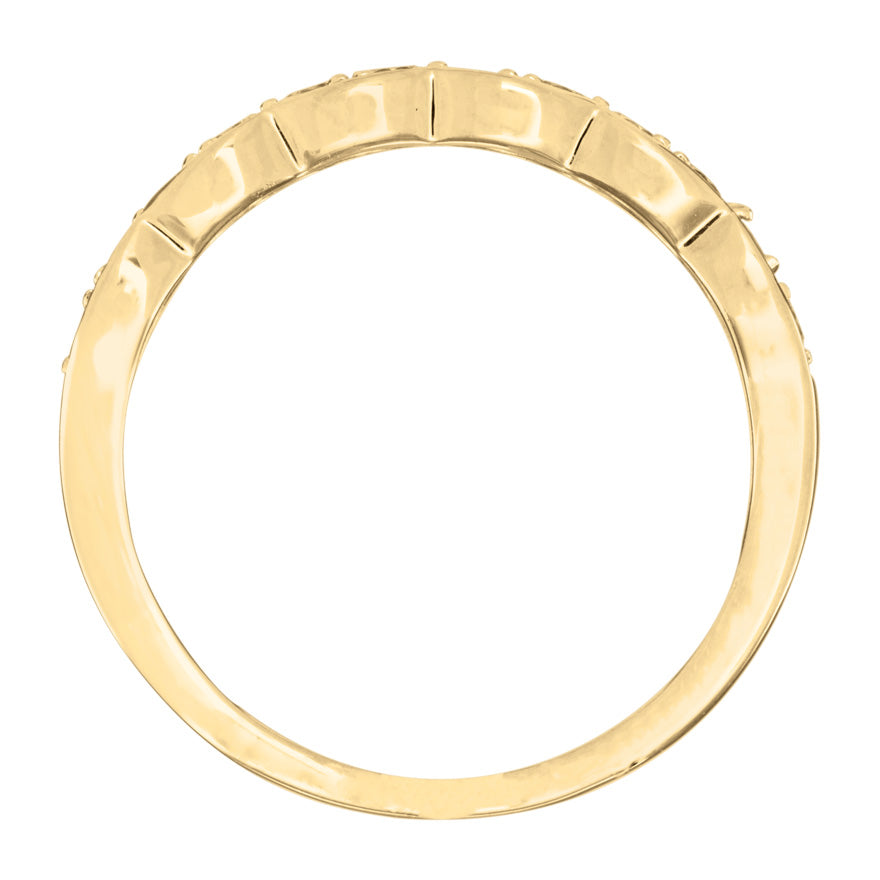 Ladies Diamond Anniversary Ring 14K Yellow Gold (0.40 ct tw)