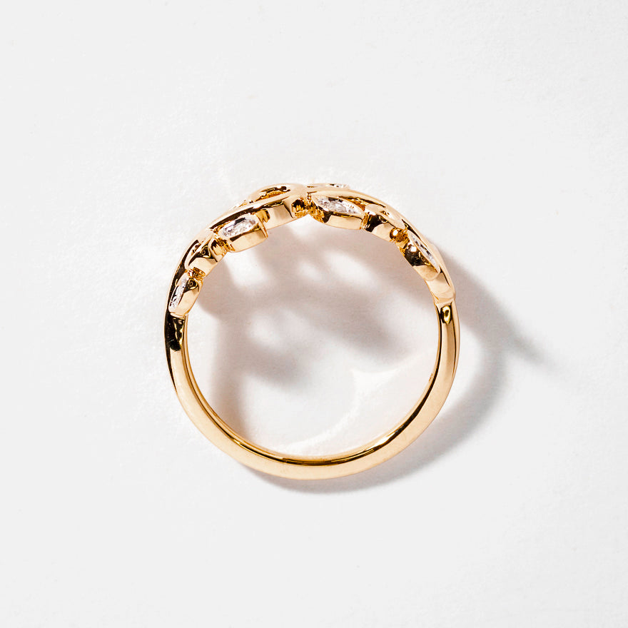Vine Ring in 10K Yellow Gold (0.10 ct tw)