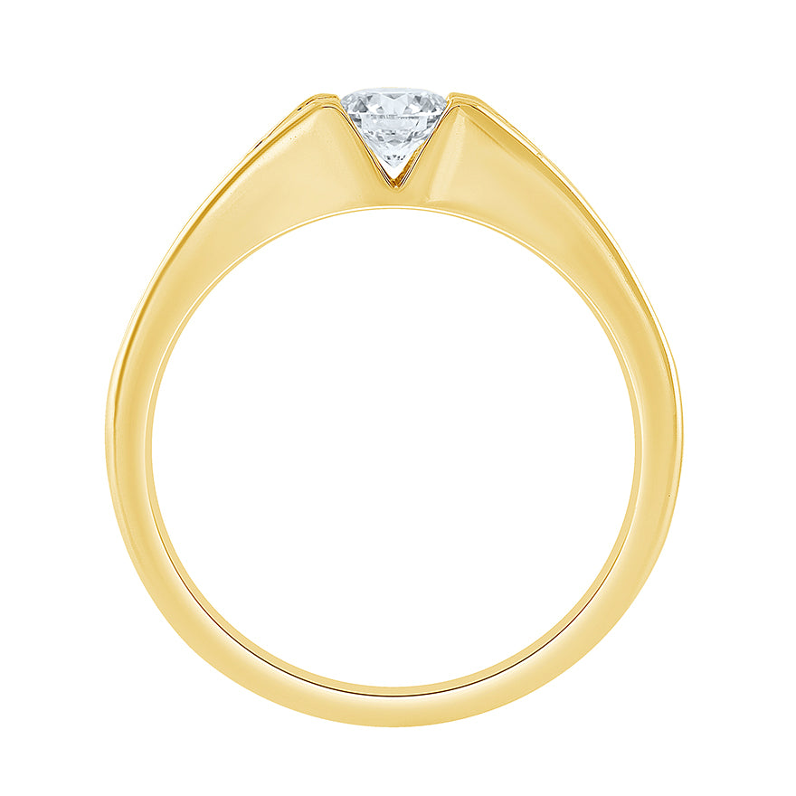 Diamond Engagemen Ring in 10K Yellow Gold (0.50 ct tw)