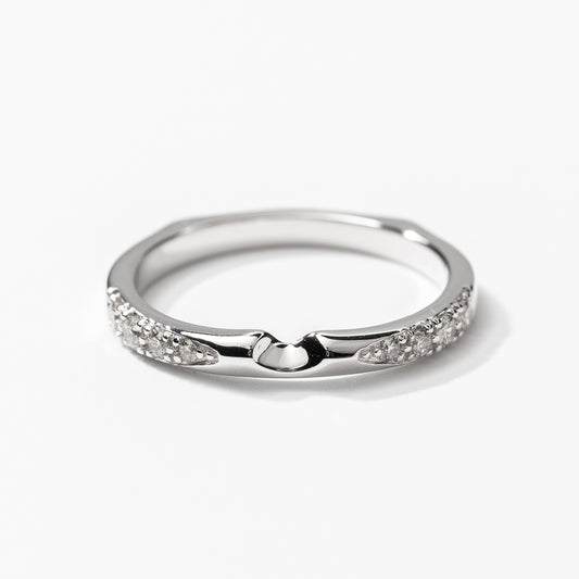 Diamond Wedding Band in 14K White Gold (0.15 ct tw)