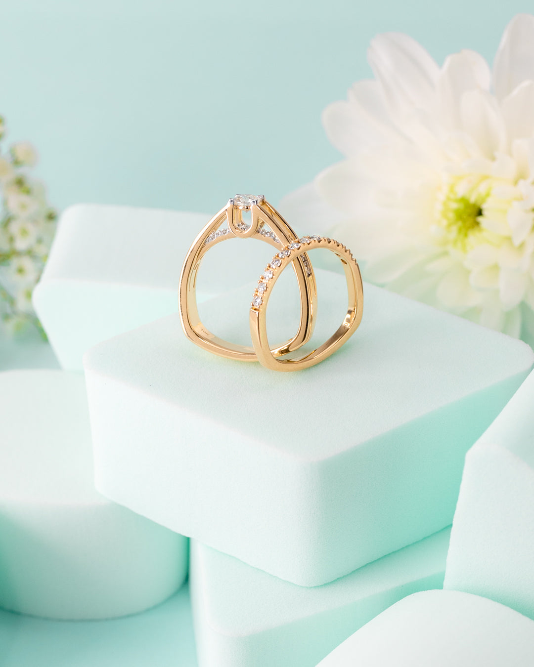 - Catherine - 10K Yellow Gold Diamond Engagement Ring (0.50 ct tw)