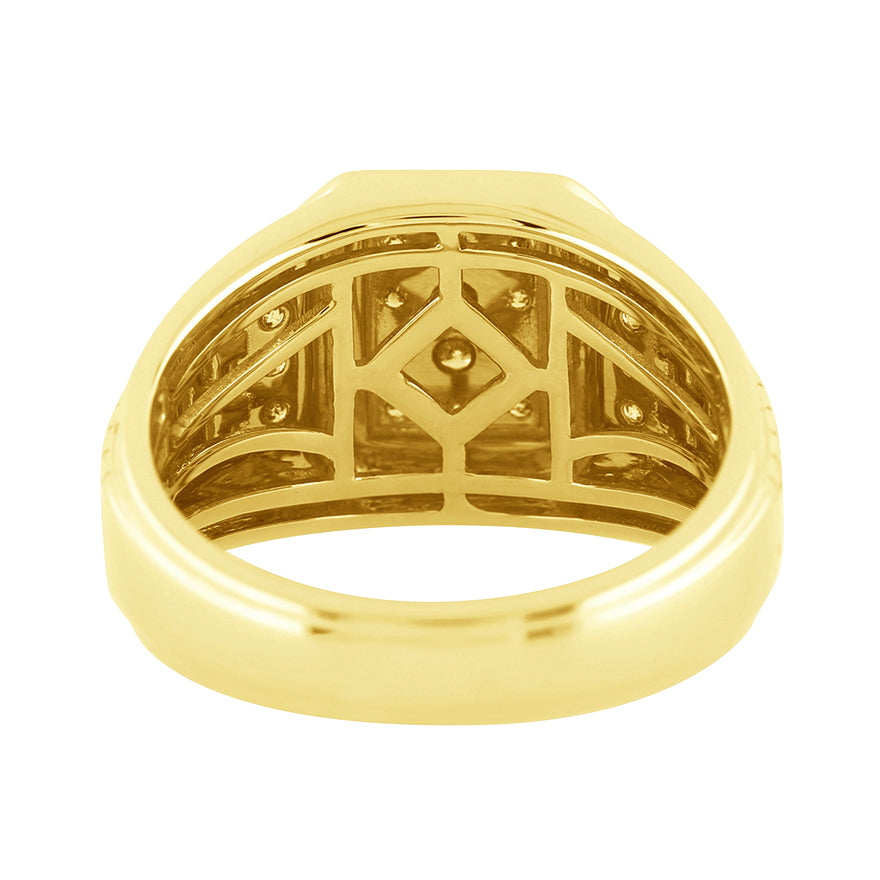 Gold ring design sale for male under 10000