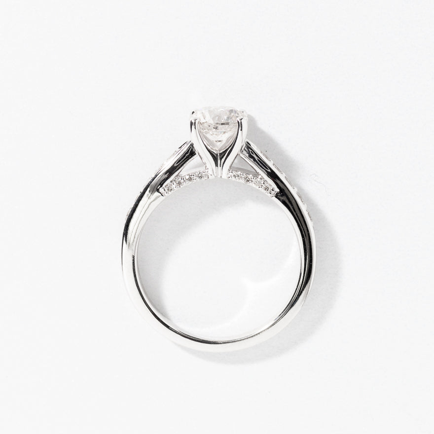 Diamond Engagement Ring in 14K White Gold (1.33 ct tw)