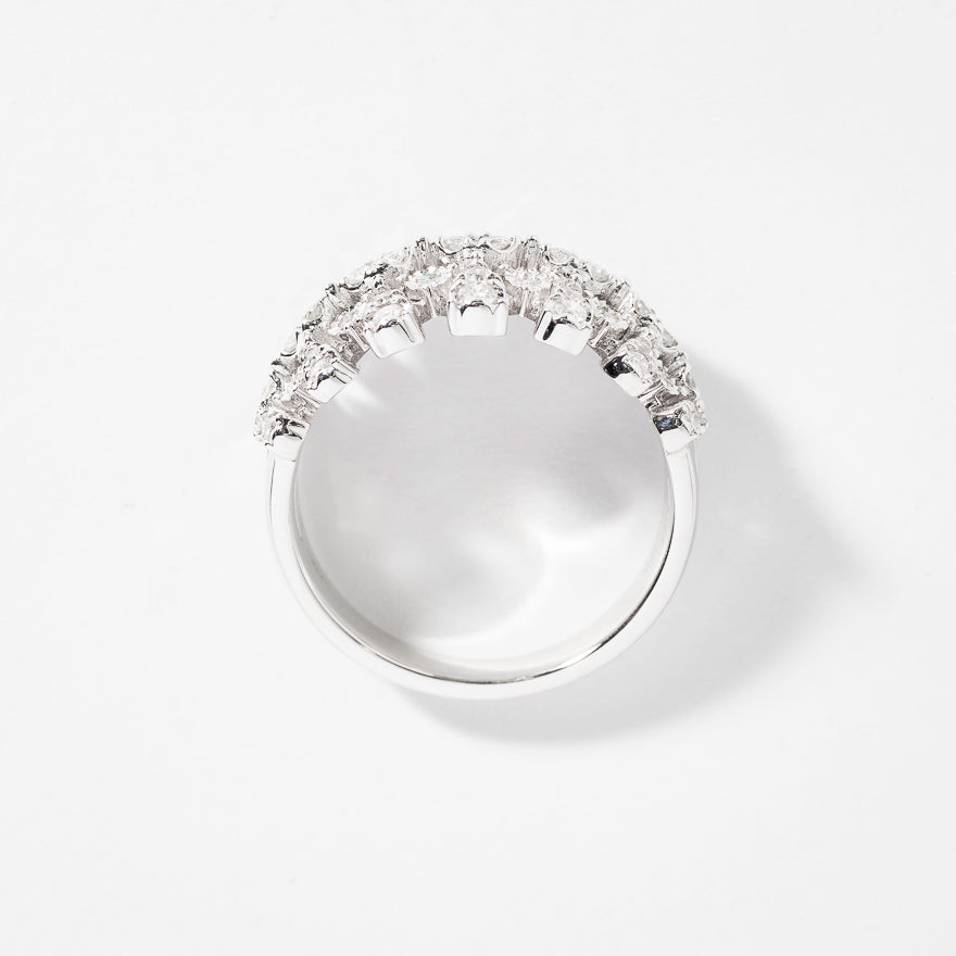 Diamond Dinner Ring in 10K White Gold (0.50 ct tw)