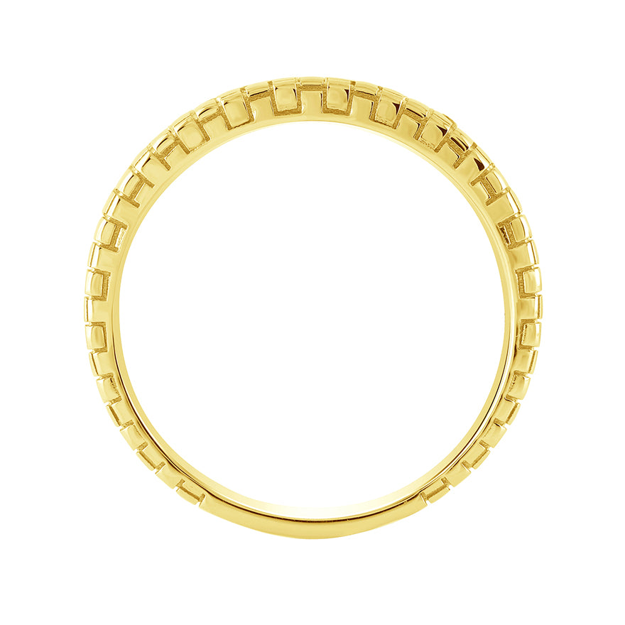 Men’s Diamond Wedding Band in 10K Yellow Gold (0.25 ct tw)