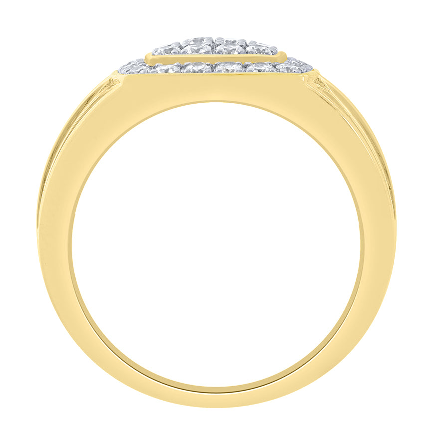 10K Yellow Gold Gent’s Diamond Ring (1.50 ct tw)