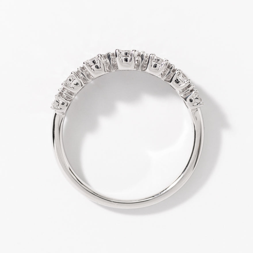 Diamond Anniversary Ring in 10K White Gold (0.40 ct tw)