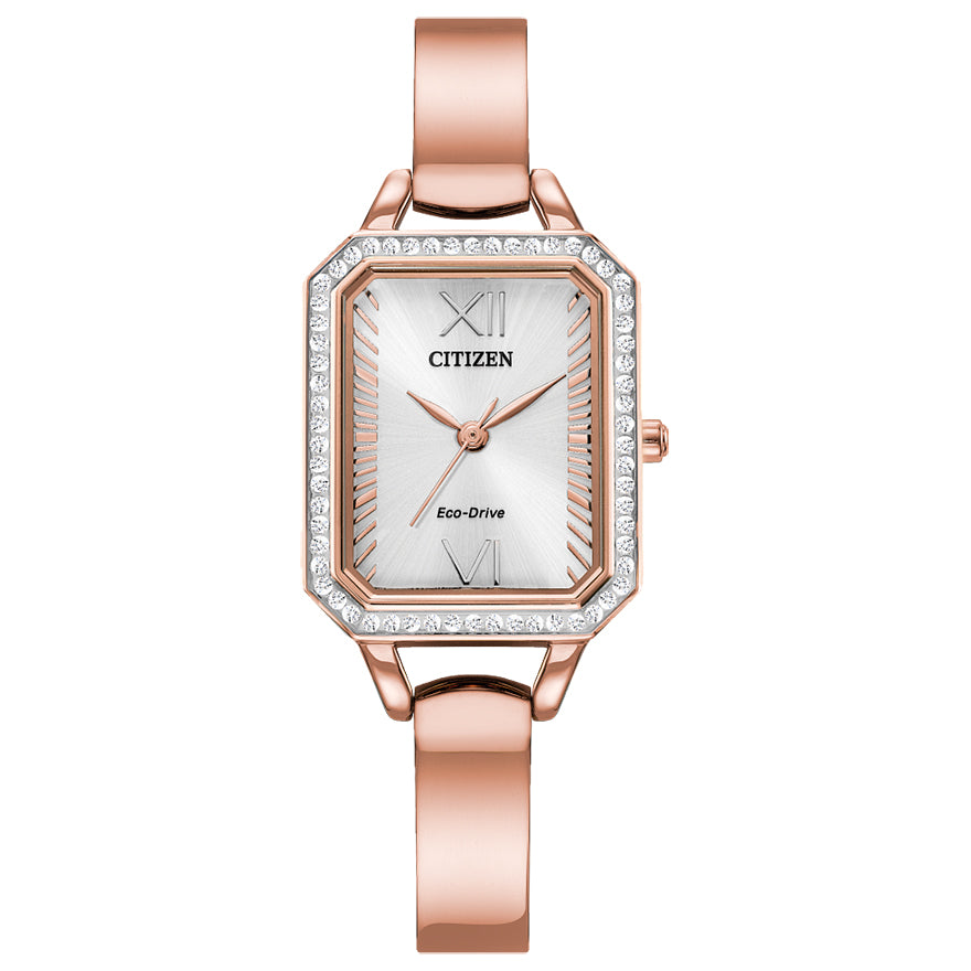Citizen Eco-Drive Silhouette Crystal Ladies Watch | EM0983-51A