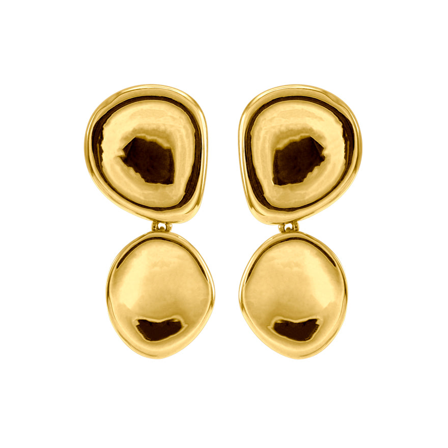 10K Yellow Gold Dangling Earrings