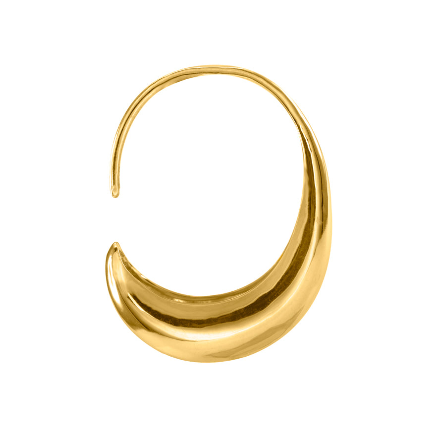 Water Droplet Earrings in 10K Yellow Gold