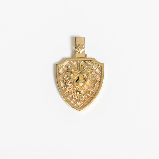 Lion Talisman Pendant in 10K Yellow Gold