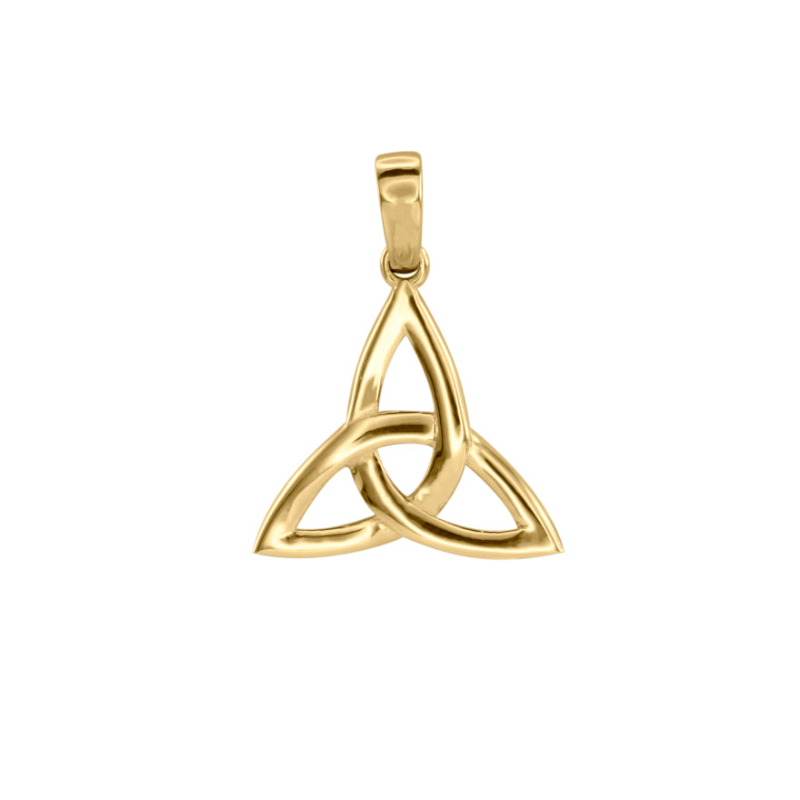 Celtic Knot Pendant in 10K Yellow Gold