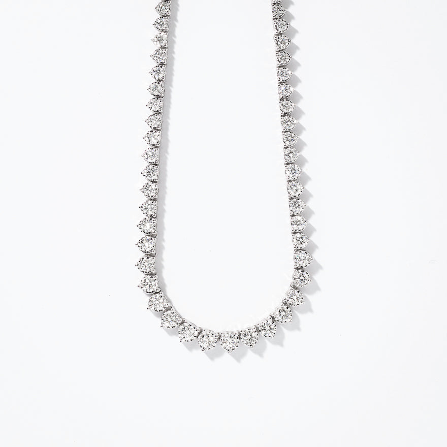 Diamond Necklace in 14K White Gold (3.00 ct tw) – Ann-Louise Jewellers