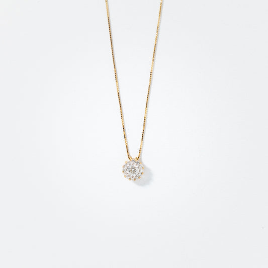 Diamond Necklace in 14K Yellow Gold (0.50 ct tw)