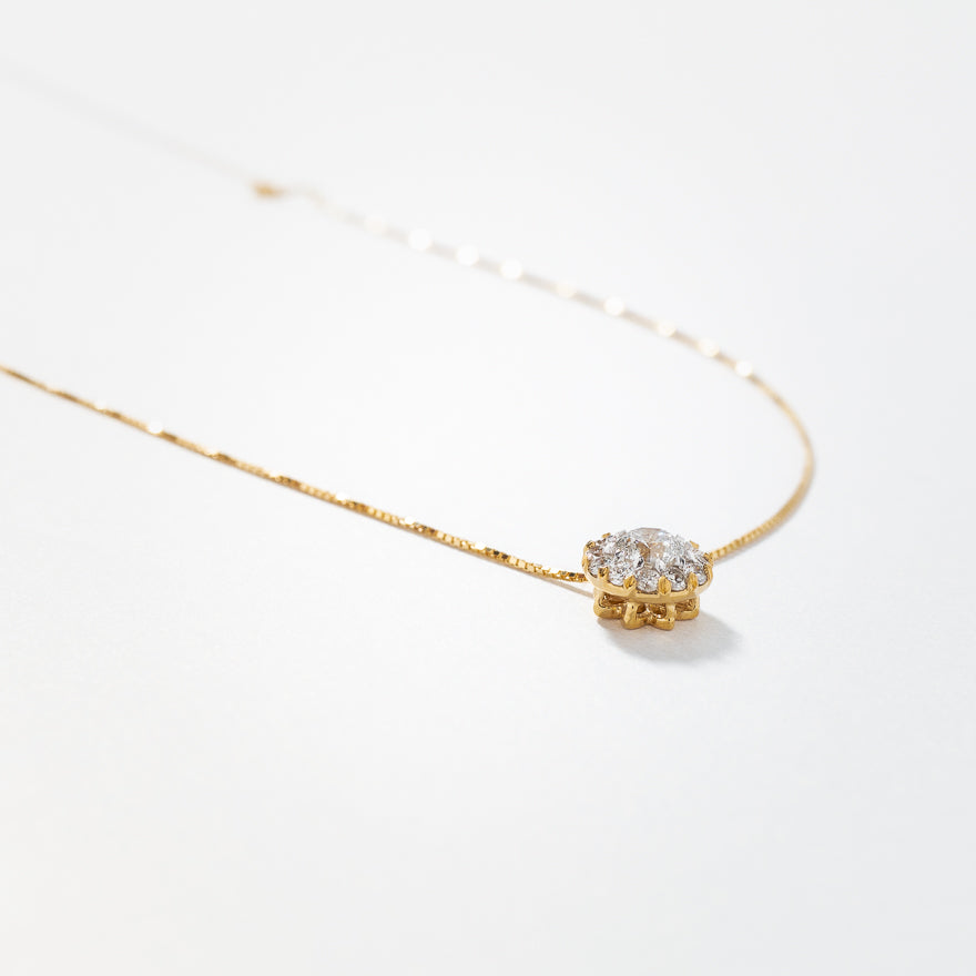Diamond Necklace in 14K Yellow Gold (0.50 ct tw)