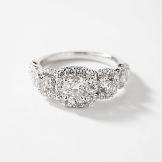 Diamond Engagement Ring in 14K White Gold (1.50 ct tw)