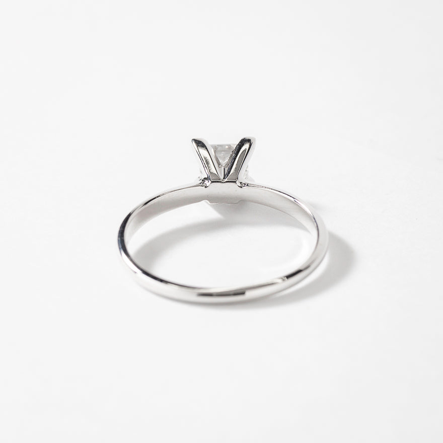 Princess Cut Diamond Engagement Ring in 14K White Gold (0.70 ct tw)