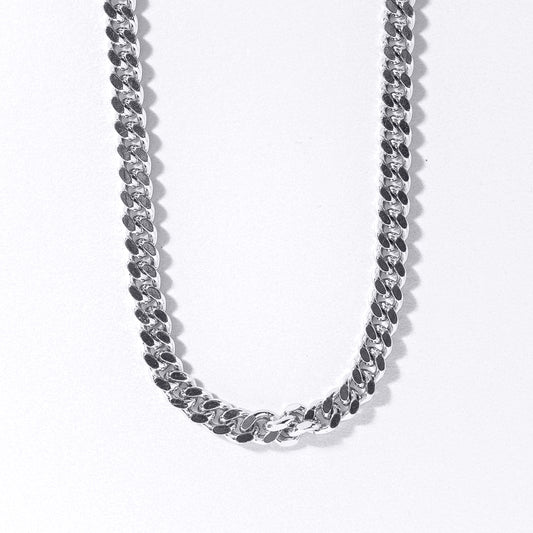 4.00mm Silver Curb Chain (20")