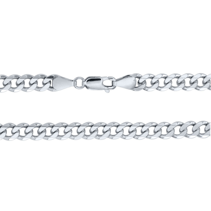 5.50 mm Silver Curb Chain (20")