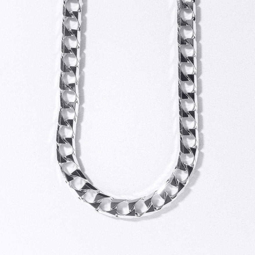 5.20mm Silver Square Curb Chain (22")