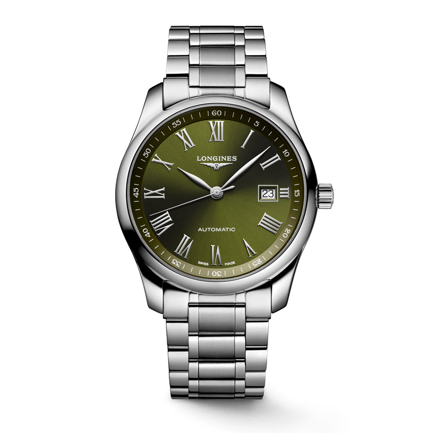 Longines Master Collection Green Dial Watch 40mm |  L2.793.4.09.6